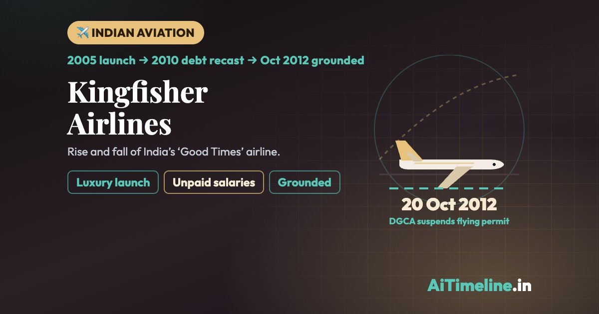 Kingfisher Airlines: Rise and Fall of India’s ‘Good Times’ Airline