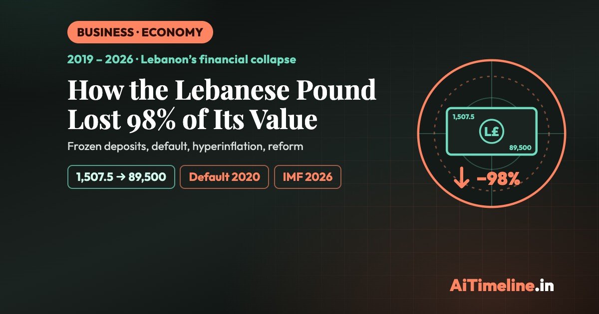 Lebanon Financial Collapse: How the Currency Lost 98% of Its Value