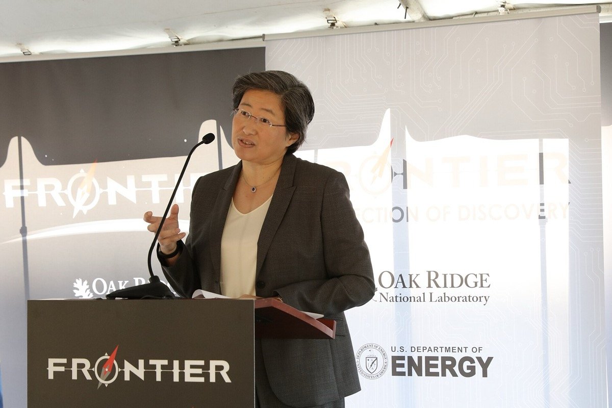 Lisa Su speaks at Oak Ridge National Laboratory on 7 May 2019