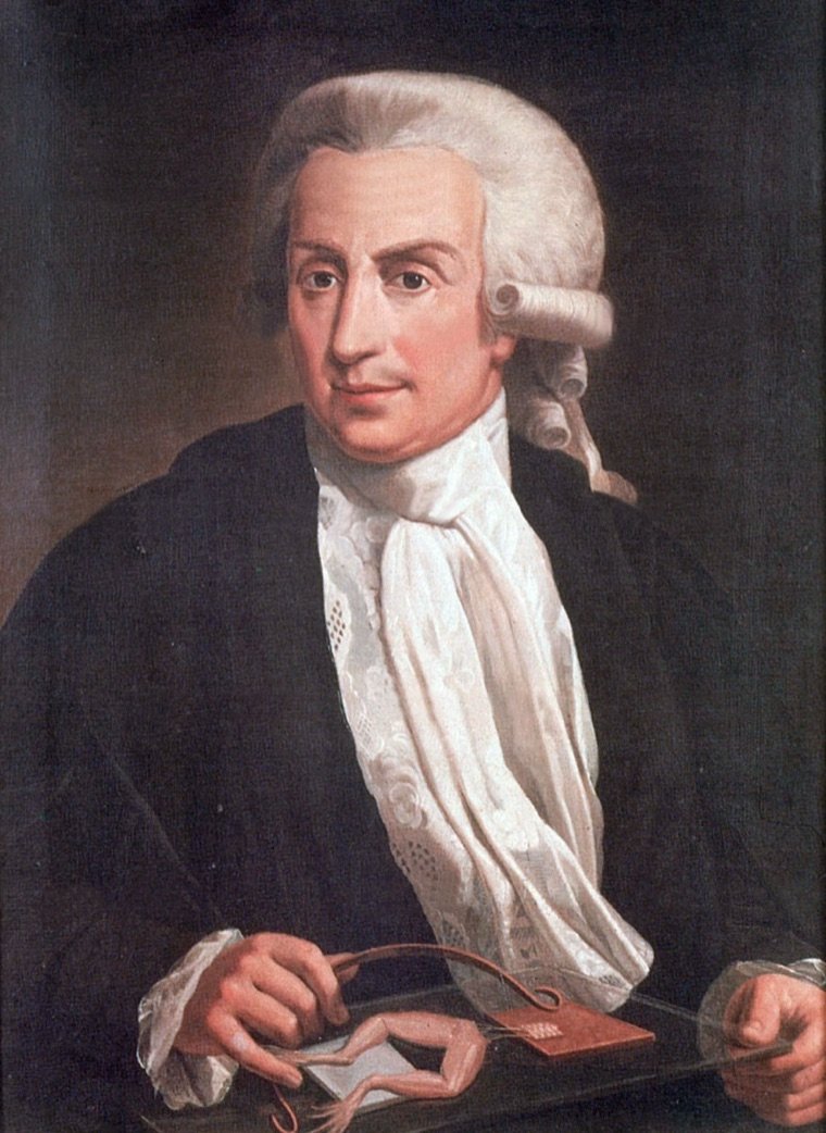Luigi Galvani, physician and anatomist at the University of Bologna