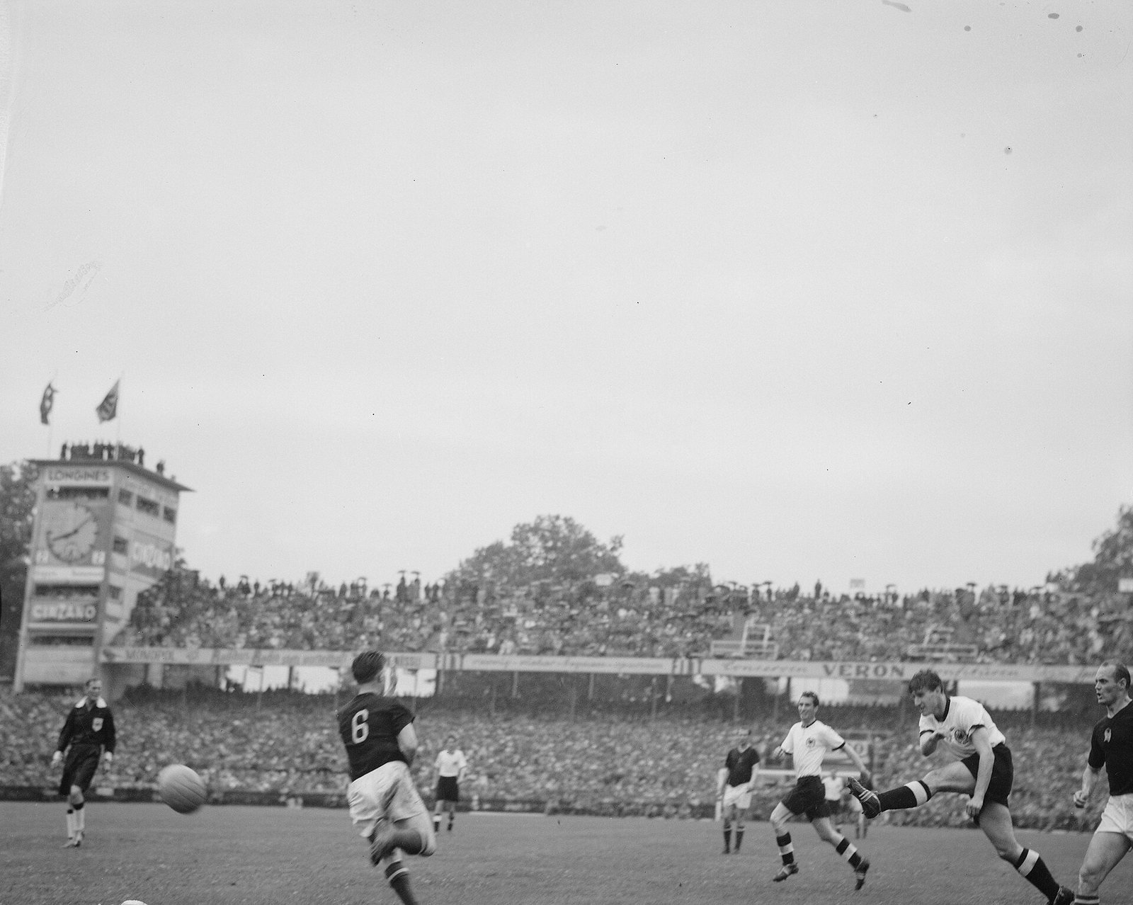The 1954 World Cup final at the Wankdorf
