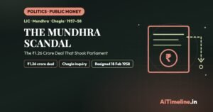 The Mundhra Scandal: The ₹1.26 Crore LIC Deal That Shook Nehru’s Government