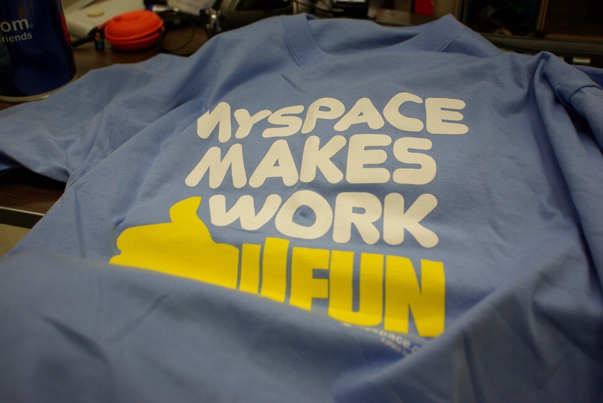 A ‘MySpace makes work fun’