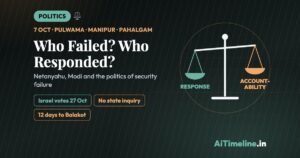 Netanyahu & Modi: Turning Security Failures into Political Weapons