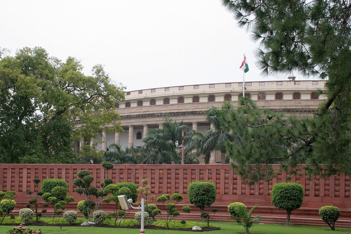 The old Parliament House in New Delhi