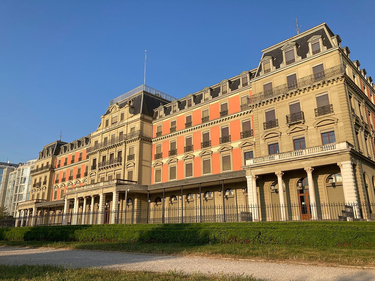 Palais Wilson in Geneva, headquarters of the UN Office of the High Commissioner for Human Rights