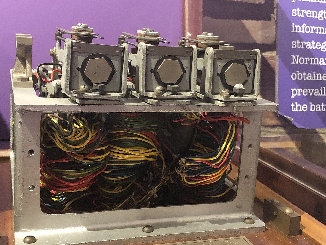A fragment of a Japanese PURPLE cipher machine