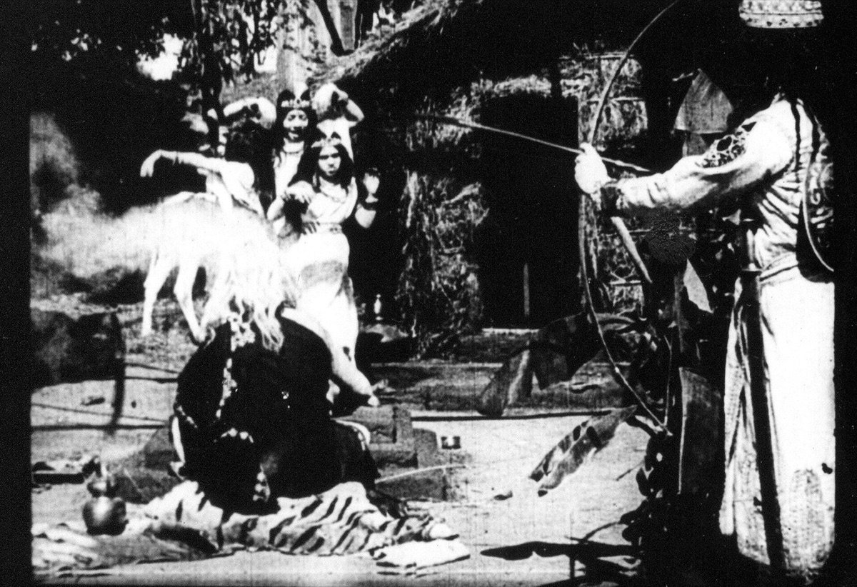 A scene from Raja Harishchandra