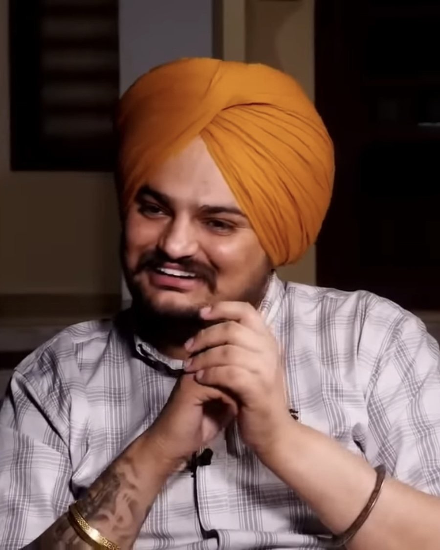 Sidhu Moose Wala at his village, Moosa, in May 2022