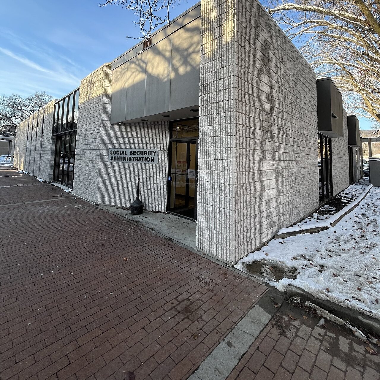 A Social Security Administration field office in Corning, New York, December 2025