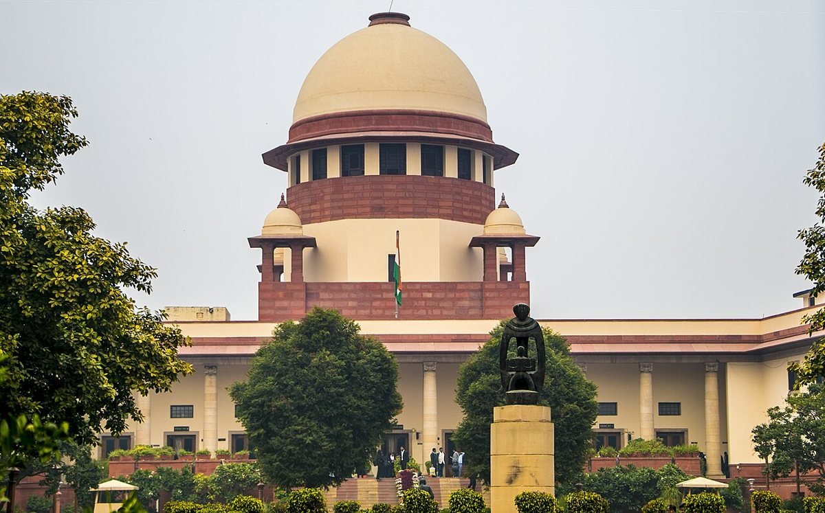 The central wing of the Supreme Court of India in New Delhi, where the Chief Justice’s courtroom sits