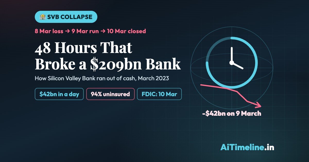 Silicon Valley Bank Collapse Timeline: The 48-Hour Run That Shook Banking