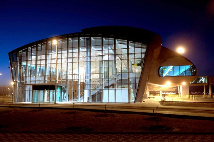 The terminal at Prince Sultan bin Abdulaziz International Airport in Tabuk, Saudi Arabia, where FZ1073 diverted