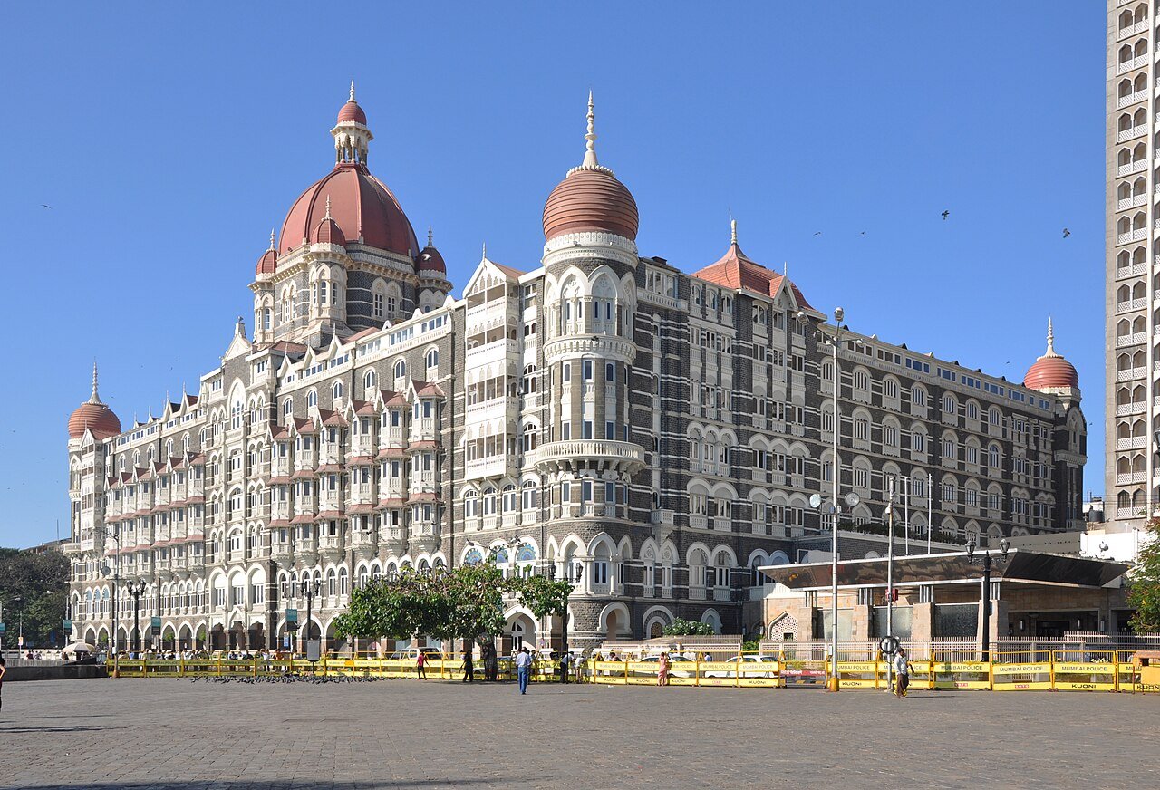 The Taj Mahal Palace hotel in Colaba, photographed in 2011