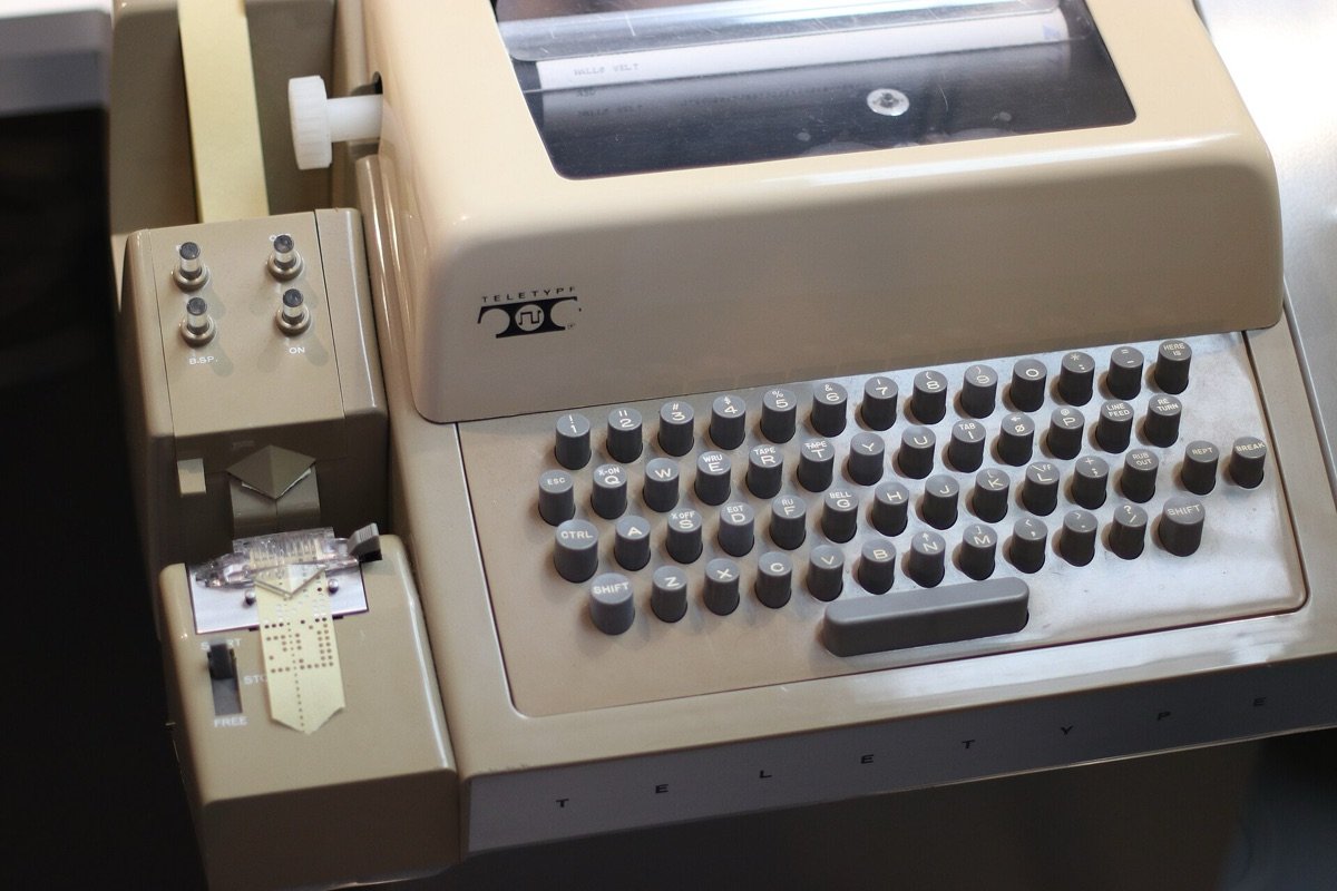 A Teletype Model 33 teleprinter