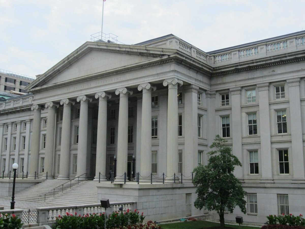 The Treasury Building on Pennsylvania Avenue in Washington, home of the department that manages federal borrowing under the statutory debt limit