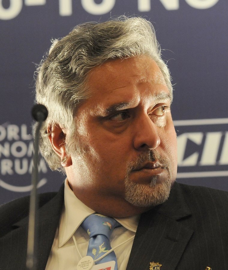 Vijay Mallya, chairman of the UB Group and promoter of Kingfisher Airlines, at the World Economic Forum’s India Economic Summit in New Delhi in November 2008