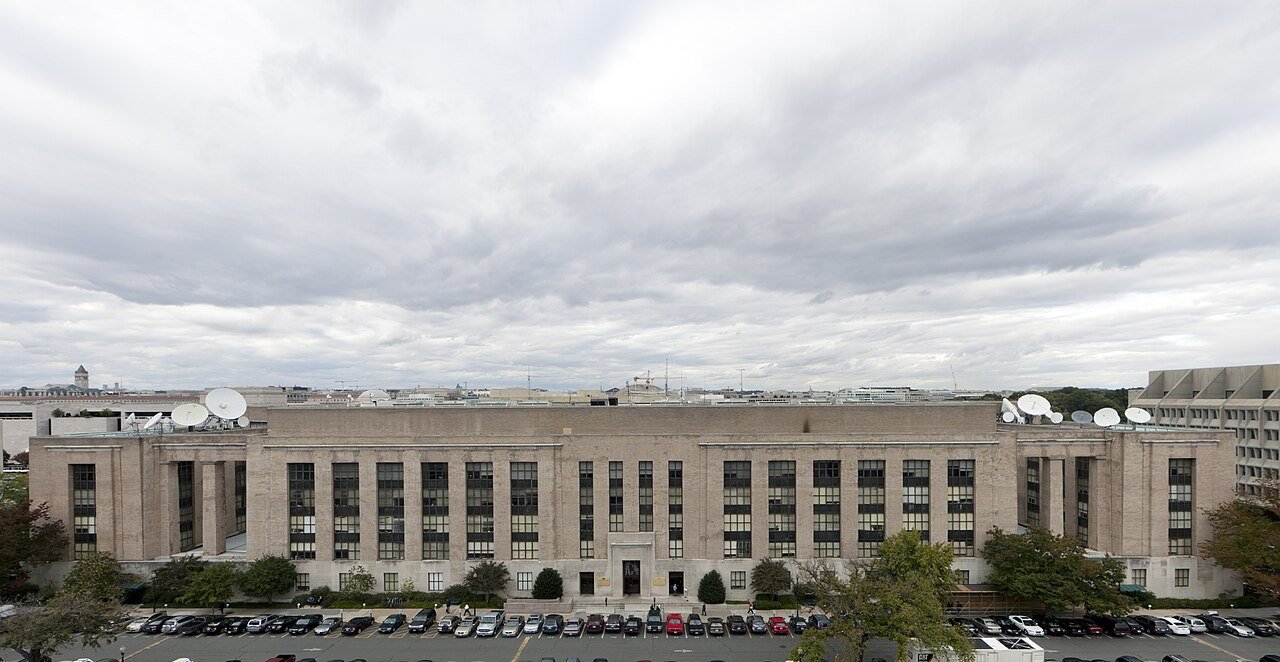 The Wilbur J. Cohen Federal Building in Washington, completed in 1939–40 as the headquarters of the Social Security Board