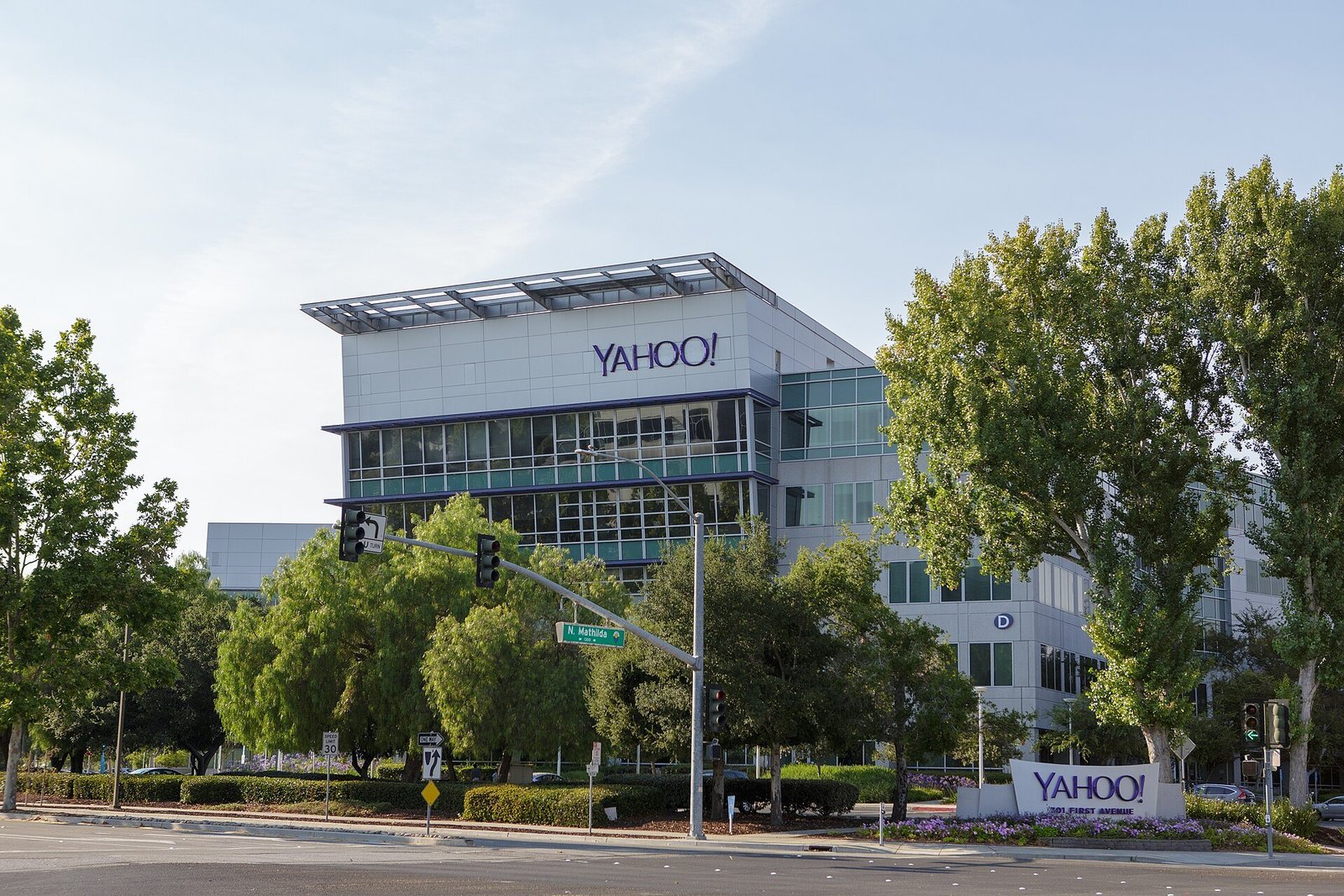 Yahoo’s Sunnyvale headquarters in July 2018